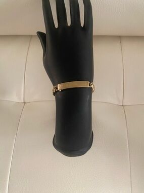 8” Gold-tone Speidel Cuban Link Bracelet - Women's Jewelry, No Graving on it.